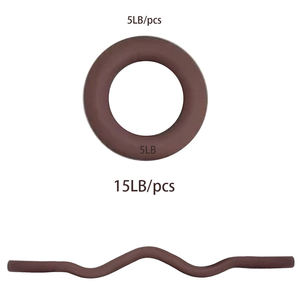 Custom Logo Brown Pilates Accessories Silicone <b>Dumbbells</b> Beam Ankle <b>Weights</b> Chocolate Caramel Fitness Gym Yoga Powder Kits - Product Image 6