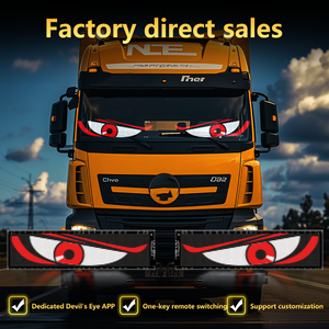 Car Turck Advertising <strong>Scrolling</strong> <strong>LED</strong> Sign App Control Eyes Light <strong>Custom</strong> Text Pattern Animation Programmable <strong>LED</strong> <strong>Display</strong> - Product Image 5