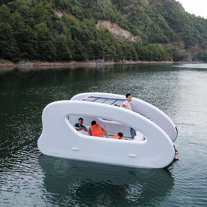 Expérience de luxe, bateau flottant gonflable, meilleur bateau électrique solaire gonflable, bateau solaire à énergie solaire - Product Image 1