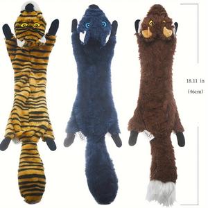 Süper yumuşak peluş ayı Pet PP pamuk dolgulu düğün için doldurulmuş hayvan oyuncak kabartma çiğnemek oyuncaklar yıkanmış teknikleri - Product Image 6