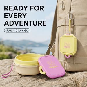 Tazón Plegable Portátil para Mascotas con Tapa, Tazón de Agua Plegable para Gatos y Recipiente de Alimentación para <span class=keywords><strong>Perros</strong></span> para Caminatas y Campamentos al Aire Libre - Product Image 5