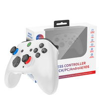 Manette de jeu sans fil, contrôleur de joystick, déclencheur à effet Hall, stick 3D, gyroscope six axes, double vibration, compatible avec plusieurs plateformes