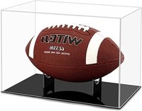 Boîte en acrylique transparente, présentoir de Football, support de ballon de Football Rugby