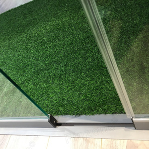 ประตูกระจกบานเลื่อนอลูมิเนียมพับได้แบบไร้กรอบเป็นผนังกระจกกั้นโปร่งใส - Product Image 4