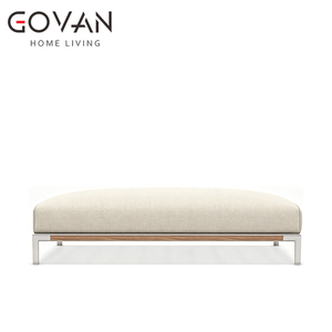 Sofá de Teca Moderno y Duradero, Resistente a la Decoloración y a la Intemperie, para Exteriores, Junto a la Piscina, Terraza, Patio - Product Image 5