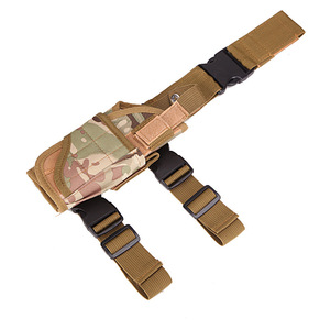 Funda táctica para pierna DF Khaki con camuflaje de jungla, funda para pistola Tornado para muslo y axila, funda multifuncional de camuflaje para cintura para exteriores - Product Image 1