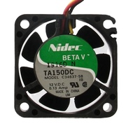 Ventilateur de refroidissement axial centrifuge pour serveur CPU, 24V 48V DC12V 0.13A EC AC, 40x40x20mm 4020 4CM, double roulement à billes, C34637-58