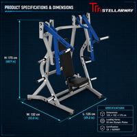 Machine de musculation pour la partie supérieure du corps, équipement de musculation pour centre de remise en forme commercial, cadre en acier Q235