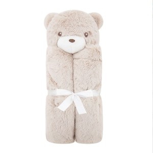 Personalizado macio velo bebê cobertor com bonito <span class=keywords><strong>animal</strong></span> cabeça poliéster para casa viagens piqueniques inverno temporada - Product Image 5