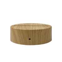 Veilleuse LED à intensité variable avec commande tactile, taille moyenne, 5V, design moderne, pour usage domestique, étiquette bleue