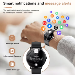 Reloj Inteligente <span class=keywords><strong>de</strong></span> Moda L2 PRO, Monitor <span class=keywords><strong>de</strong></span> Actividad Física, Frecuencia Cardíaca, Monitoreo del Sueño, Resistente al Agua IP67, Llamadas por Bluetooth, Relojes Inteligentes - Product Image 6