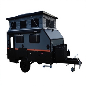 Fourgonnette de <span class=keywords><strong>camping</strong></span> XINYI Pop Top en aluminium avec frein électrique pour le <span class=keywords><strong>camping</strong></span> hors route et les aventures en plein air, dotée d'une auvent. - Product Image 3