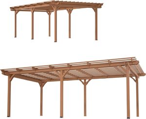 Pergola <span class=keywords><strong>de</strong></span> <span class=keywords><strong>Jardin</strong></span> Extérieure Design, Pavillon ou Gazebo Élégant pour un Ombrage Durable et un Espace <span class=keywords><strong>de</strong></span> Détente - Product Image 5