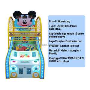 Macchina da Basket per Bambini a Tema Topolino con Funzione a Moneta, Ideale per Parchi Divertimento - Product Image 5