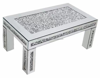 Table basse en MDF ronde en diamant écrasé, meuble de luxe simple et léger, pour la maison et le salon, 2023