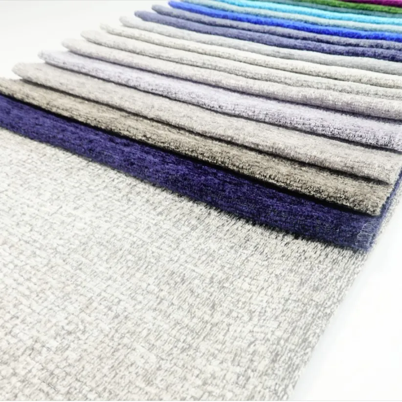 high quality woven fabric linen with chenille jacquard fabric for sofa furniture