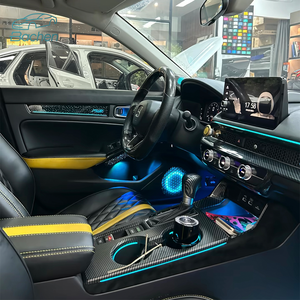 Miglior aggiornamento Kit di illuminazione ambientale a 64 colori per <span class=keywords><strong>Honda</strong></span> per 2022 civico-2025 accessorio accessorio interno a LED 11a generazione - Product Image 4