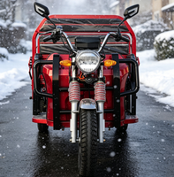 Tricycle électrique homologué CEE, capacité de charge 585 kg, caisse de chargement 1600x1175x550 mm, homologué en Europe, moteur 72V 1500W