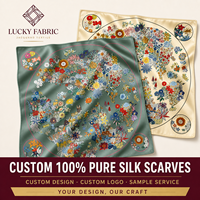 Élégant Foulard Carré 100% Soie de Mûrier 110x110cm Sergé Couleur Unie à Pois pour Femme Bandana Qualité Supérieure Commande en Gros