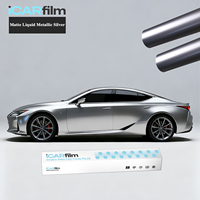 Film de protection de peinture PPF argenté mat pour voiture, rouleaux de film de protection PPF pour enveloppement de voiture, vinyle pour enveloppement de carrosserie complète et film teinté pour vitres de voiture