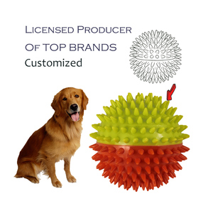 Başak topu özel çiğnemek oyuncaklar için köpek Squeaker TPR köpek oyuncaklar evcil hayvan topu oyuncak evcil interaktif aksesuarları ürünleri tedarikçisi sıkmak - Product Image 1