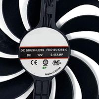 Ventilateurs de refroidissement pour processeur de bureau, 1,2 W, 7 broches, 6 fils, roulement en alliage, 30 CFM (2 pièces)