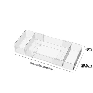 Sự lựa chọn vui vẻ có thể tháo rời nhựa dao kéo lưu trữ khay mở rộng nhà bếp ngăn kéo và hộ gia đình phân loại gia vị hộp phân loại - Product Image 6