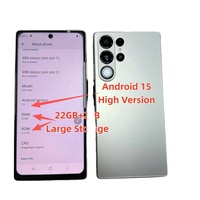 Smartphone S26 ULTRA 22 Go + 2 To, écran LCD 7,7 pouces 144 Hz, appareil photo 108 MP, processeur Deca Core, 5G, Android 15, débloqué, double SIM, avec S-Pen