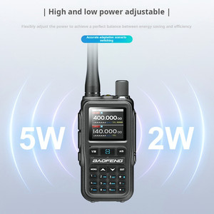 Walkie Talkie UV-5R Mini Ham de Dos Vías con Resolución de 144x144, Potencia de Salida de 5W/2W, Largo Alcance, VHF/UHF para Exteriores, Resistente al Agua IPX-1 - Product Image 3