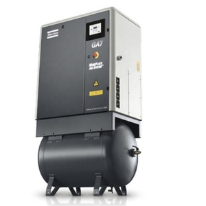 คอมเพรสเซอร์สกรู Copco GA7 7.5KW 10HP 30 Cfm พร้อมเครื่องทำลมแห้ง - Product Image 2