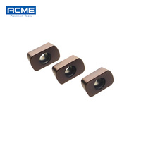 Plaquettes de fraisage en carbure EPMT0603TN-8 à faible force de coupe, revêtement PVD/CVD disponible, pour acier, acier inoxydable, fonte, alliage de titane