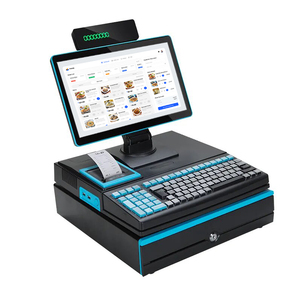 15.6" all in one pos system touch screen Cash Register machine cahsier Terminal <b>Printer</b> <b>Scanner</b> NFC reader Supermarket checkout - Product Image 1