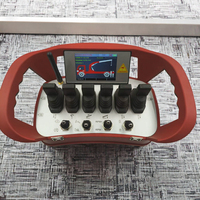 Télécommande industrielle sans fil à 6 joysticks avec écran LCD, manuelle et automatique intégrée, pour grue montée sur camion et machines hydrauliques