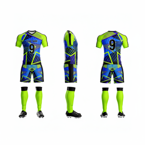 Camiseta deportiva transpirable de poliéster de alta calidad para hombre, conjunto de uniforme de fútbol Deportivo con sublimación personalizada y su nombre de marca - Product Image 1
