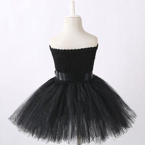 Robe <span class=keywords><strong>de</strong></span> ballet tutu noire élégante personnalisée à col en V rubans longueur genou robes <span class=keywords><strong>de</strong></span> soirée dansante ensemble <span class=keywords><strong>de</strong></span> costumes <span class=keywords><strong>de</strong></span> vacances d'anniversaire - Product Image 3