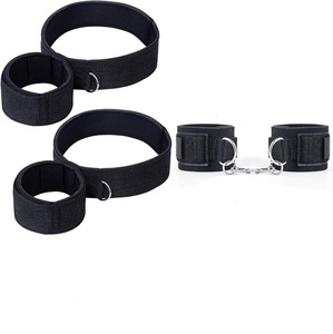 Çift esaret BDSM sahne uyluk ve ves ğılar için dokuma sapanlar yatak bacak sınırlamalar yetişkin seks oyuncakları - Product Image 6