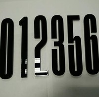 Lettres de l'alphabet en plexiglas découpées au laser en gros petites lettres acryliques Panneau de réception 3D extérieur intérieur