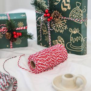 Hilo de Alta Resistencia Ecológico Teñido Reciclado de <span class=keywords><strong>Dos</strong></span> Colores, Trenzado de Doble Hebra de 2 mm, Mezcla de Poliéster/Algodón al por Mayor para - Product Image 2