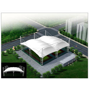 Auvent de toit extérieur élégant et minimaliste pour terrain de sport contemporain - Product Image 6