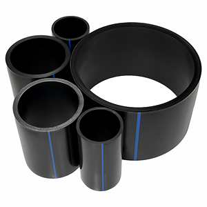 שקע במפעל עמיד בלחץ גבוה 1200 מ "מ קוטר שחור hdpe/פה pn 1.25 mpa צינורות פלסטיק לניקוז - Product Image 1