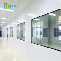 Ventana de Observación para Cuarto Limpio de Doble Vidrio Templado, Sellada Higiénicamente, para Entornos Médicos Hospitalarios, con Certificación CE ISO