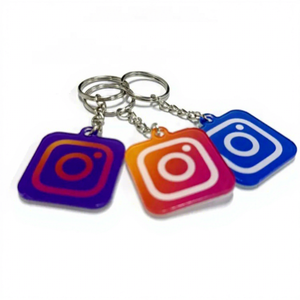 Personalized Custom <b>Acrylic</b> RFID Mini Tag T5577 NFC Keychain for Payment and Social Media - Product Image 3