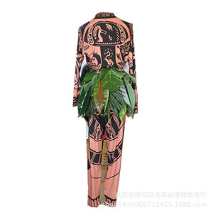 Disfraz de Cosplay de Maui para Adultos, Conjunto Completo de Spandex y Poliéster, Traje de Anime para Mujer, Otoño 2022, Kit con Cinturón de Hojas - Product Image 3