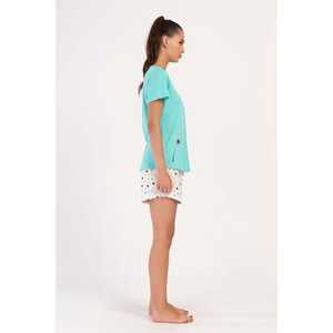 Blouson bomber réversible en velours côtelé et satin pour femme, col rond, manches courtes, avec logo personnalisé et design matelassé, idéal pour l'automne - Product Image 1