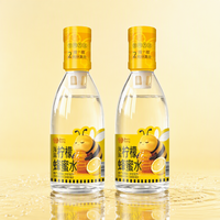 365ml Honing-citroendrank met zeezout, natuurlijke gezonde drank, fruitsmaak, fles.