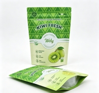 Sachet d'emballage alimentaire refermable à fenêtre transparente imprimé numériquement sur mesure, en MOPP/VMPET/PE laminé, pour bœuf séché