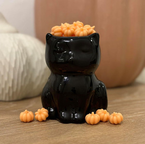 Tùy chỉnh 3D Mini bí ngô hình dạng sáp đậu nành tan chảy mạnh mẽ sáp thơm tan chảy máy tính bảng bán buôn với hộp - Product Image 5