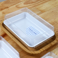 Emballage alimentaire en plastique transparent recyclable pour sandwichs, gâteaux, hamburgers, pains et hot-dogs – En stock