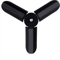 Dudukan Tripod Mini untuk Osmo Pocket untuk Action 6/5 Pro/4/3/Nano Insta360 Luna Ultra X5/X4/X3-Akrilik Ringkas Ringan 1/4''