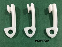 Accessoires de rail de rideau coulissant en plastique blanc moderne de haute qualité